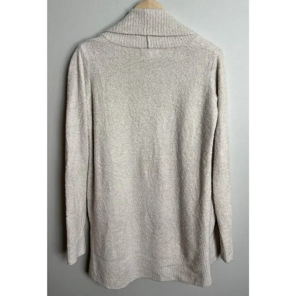 Barefoot Dreams CozyChic Lite Knit Beige Cardigan XS/S Style #452 Women’s - Picture 2 of 7